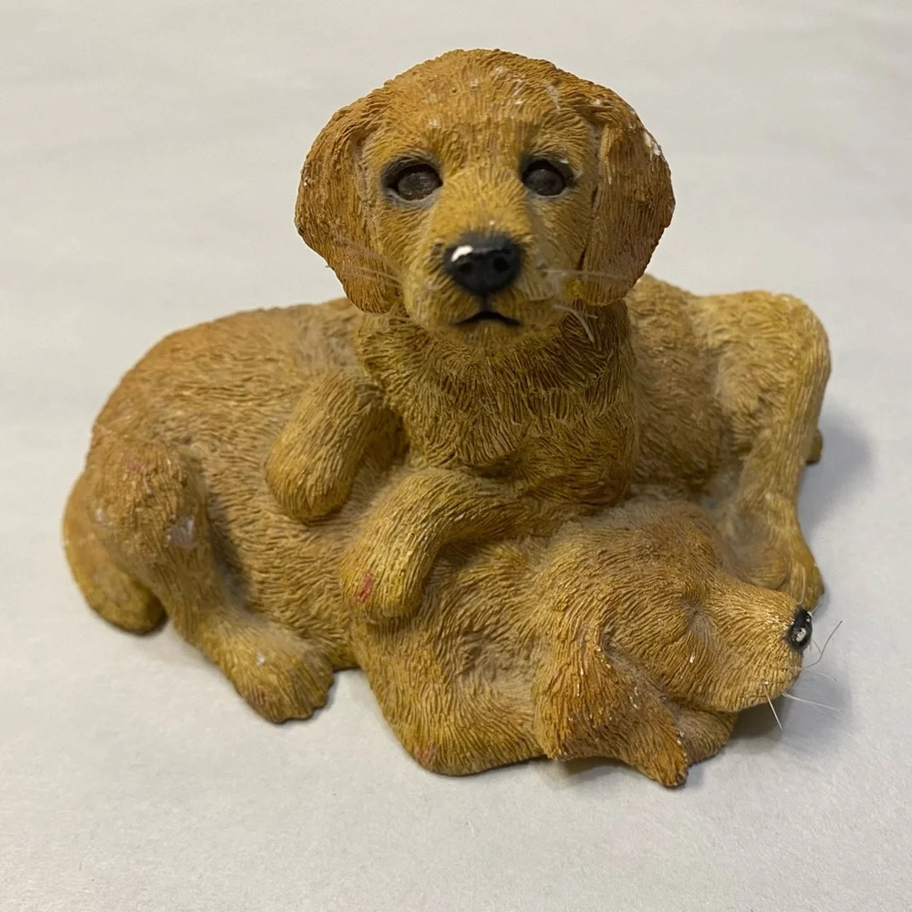 Vintage Whiskers by Martha Carey Golden Retriever Dog Puppy Home Decor Figurine